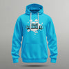 front of a blue hoodie with a pewf smoke effect with blue dnsworld logo emerging out of it