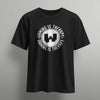 black gaming is therapy tshirt with "w" dnsworld icon